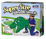 Super Size Sidewalk Stencils