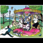 Eloise: A Day at the Carousel Puzzle - 200 Pieces