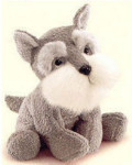 Scuffy the Schnauzer - 6 1/2" - Luv Pets Collection