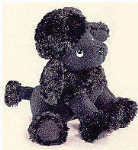 Frenchie The Poodle - Black - 7" - Luv Pets Collection