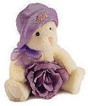 Roseanne Bear - Purple - 9" - Jewelled Elegance Collection