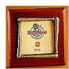 Pewter Accented Wooden Frame - Baseball Bat by Russ Berrie