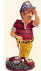 Eye On The Ball - Golfer - SculptStone Figurine by Russ Berrie