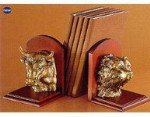 Woodend Bookends - Stock Market - Bull and Bear