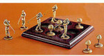 Pewter Tic-Tac-Toe Golf Game