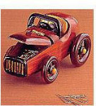 Wooden Car Paper Clip Holder