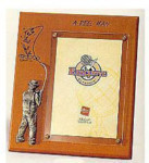 Wooden Plaque Frame - A Reel Man