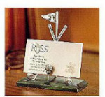 Pewter Gold Business Card Holder