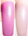 Mood Change Nails Hot Pink to Lite Pink