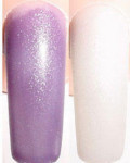 Mood Change Nails Lilac to Silver