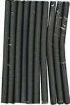 Sponge Rollers - Black - Long - Diameter 17.5mm