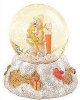 Ice Sculptures: Snowman Shoveling Snow