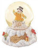 Ice Sculptures: Snowman with Penguins