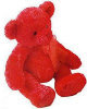 Scarlet - 11.5" Luster-Silk Bear with Ribbon