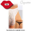 Lycra Thong with Side Clasps - Coquette - Red / One Size