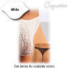 Lycra Thong with Side Clasps - Coquette - White / One Size