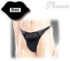 Wetlook Fantasy and Fishnet Thong - Black / One Size