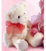 Sherry Rose Scented Beanbag Bear - Cream / 9"