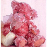 Sherry Rose Scented Beanbag Bear - Pink / 9"
