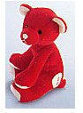 Animagnets - 6" Red Bear - "Cutie"