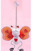 Love Springs Nylon Glitter Hanging / Springing Bugs - Butterfly