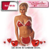 Hot Maid Outfit - Allure - Red/White - One Size