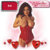 Patent Cupless Corset - Allure - Red / Small