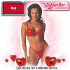 Patent Bra - Allure - Red / Large