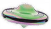 WhirlWind Air Powered Gyro-Top - Chroma Metallic