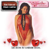 Leather and Fishnet Tedddy - Allure - Red Fishnet / Black Leather