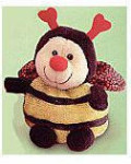 Bug Hugs - Plush Velour Beanbags - Bee
