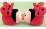 Kissy - Pullstring Plush Bugs - I Love You - Ladybugs
