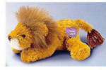 Flopples - Beanbag with Heart Message - Cyrus - Lion / 7 1/2"