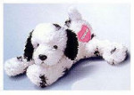 Flopples - Beanbag with Heart Message - Punch - Dog (7.5")