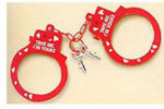 Love Cuffs - Plastic Handcuffs with Message - "Take Me, I'm Yours"