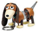 Slinky Dog Keychain
