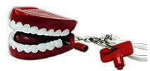 Chattering Teeth Keychain