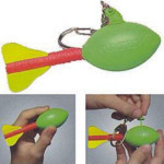 Vortex Football Keychain
