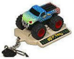 Pull Back Action Monster Jam - Reptoid - Keychain