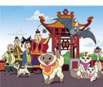 Sagwa Puzzle 1 (Pagoda) - 63 Pieces
