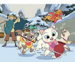 Sagwa Puzzle 2 (Snow Chase) - 63 Pieces