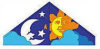 Delta - Moon and Sun 4.5 Foot Kite