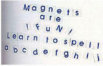 Fun-With-Letters Magnet Set - Wonderboard
