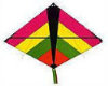 The Rage - Chevron Kite  with CD-ROM - 34" by 21"