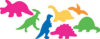 /trait101448/questc100020/critiquet120560Roylco - Toys products - Sticky Shapes - Dinosaurs - Package of 225