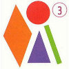 Sticky Shapes - Large Mosaics - Package of 225 -