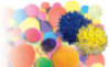 /trait100930/critiquet1203814 and up - Toys products - Neon Colors Pom Poms - Package of 100