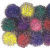 /trait100930/critiquet1203814 and up - Toys products - Glitter Pom Pom - Big - Package of 40