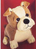 /trait101300/questc100029/critiquet120244Russ Berrie - Toys products - Benson - Valour Beanbag Dog - 7.5" - Softies Collection