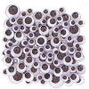 Wiggle Eyes (Black) - Assorted Sizes - Package of 100